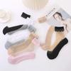 Transparent Crystal Silk Lace Sock Women Soft Comfy Sheer Silk Cotton Mesh Socks Women Ultra-thin Elastic Crystal Socks