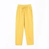Women's Summer Loose Thin Section Leisure Cotton Linen Harem Trousers Solid Colour Mid-waist Nine Radish Trousers