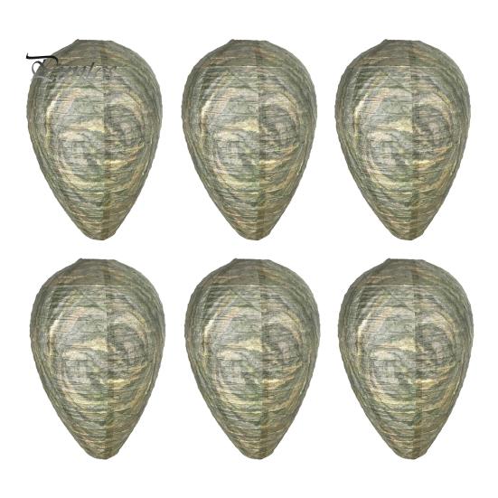 4er-/6er-Pack hngende knstliche Wespennester halten Wespen fern, leicht  zu installierende Bienenabwehr-Laterne fr den Auenbereich, 22,1 x 27,9  cm, Wespenabwehr-Attrappe fr Wespen, Hornissen gnstig kaufen  Preis,  kostenloser Versand, echte ...