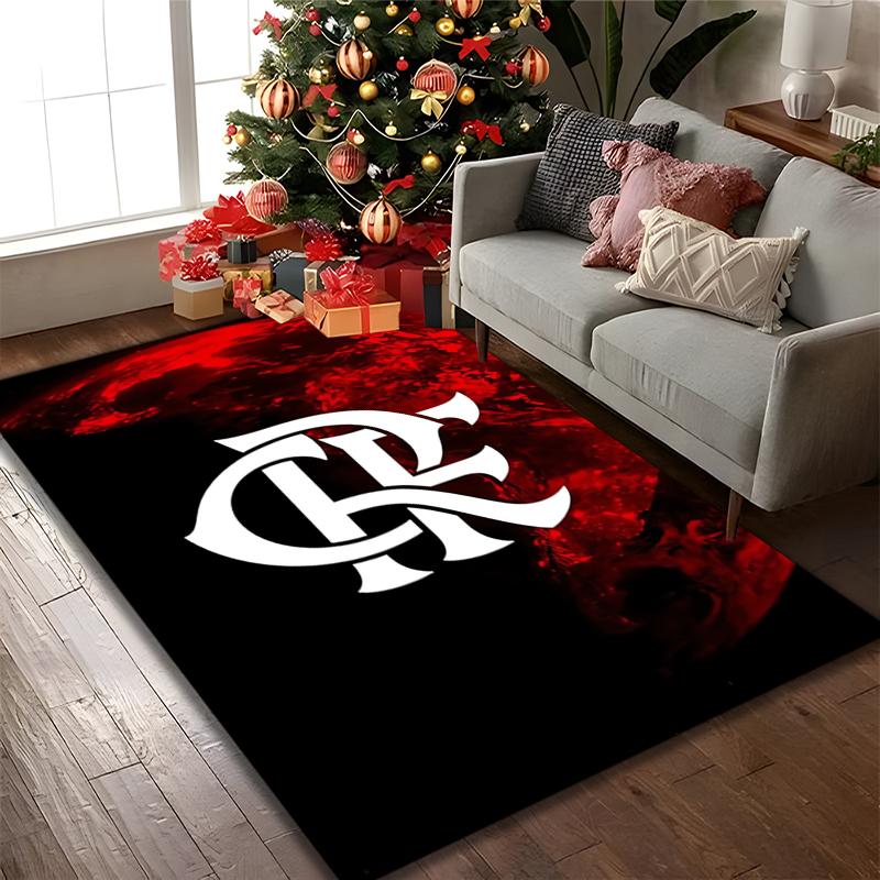 1pc Rangers FC Rug, Digital Printed Home Chair Sofa Mat, Durable Office Area Carpet, Beautiful Festival Decorations