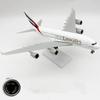 Airbus Model A380 Emirates Airlines Airplane 30cm Model Resin Diecast Plane With Base Collection Gift Ornament Home Decoration