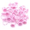 100Pcs Disposable Makeup Tools Heart-shaped Lashes Glue Ring Cup Eyelash Extension Tattoo Pigment Holder Pallet