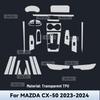 Transparent TPU For MAZDA CX-50  2024 Car Center Console Media Dashboard Navigation Anti-scratch Protector Interior Film