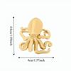 Vintage Cabinet Door Knobs Retro Wardrobe Drawer Pulls Elegant Octopus Brass Handle  Cupboard