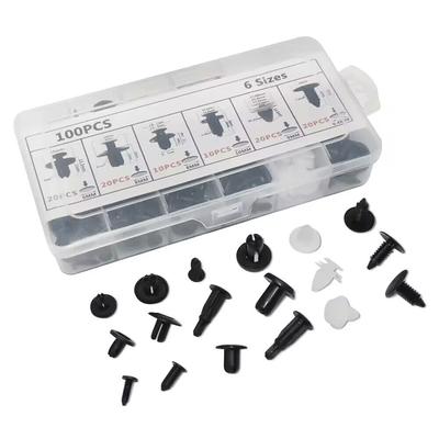 Auto Fastener Clip Mixed Car Body Push Retainer Pin Rebite Bumper Door Guarnição Painel Fixador Kit Car Clips Caixa ou Saco embalagem