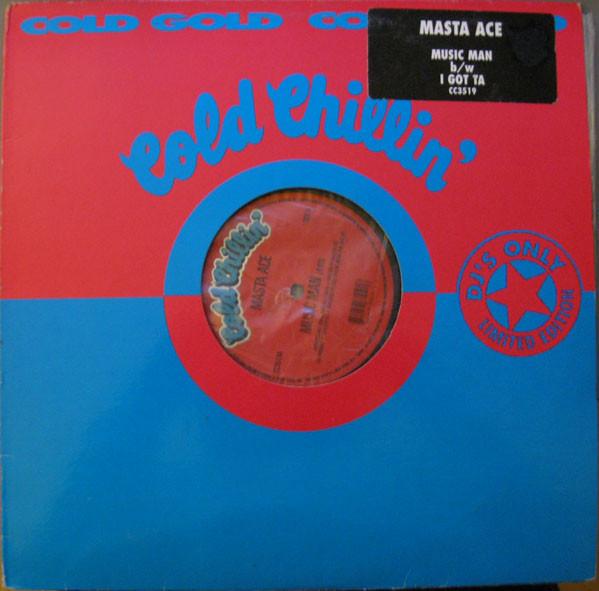 12inch Record MASTA ACE  Music Man  I Got Ta CC3519 Cold Chillin 1995 US Rap  HipHopRB Used