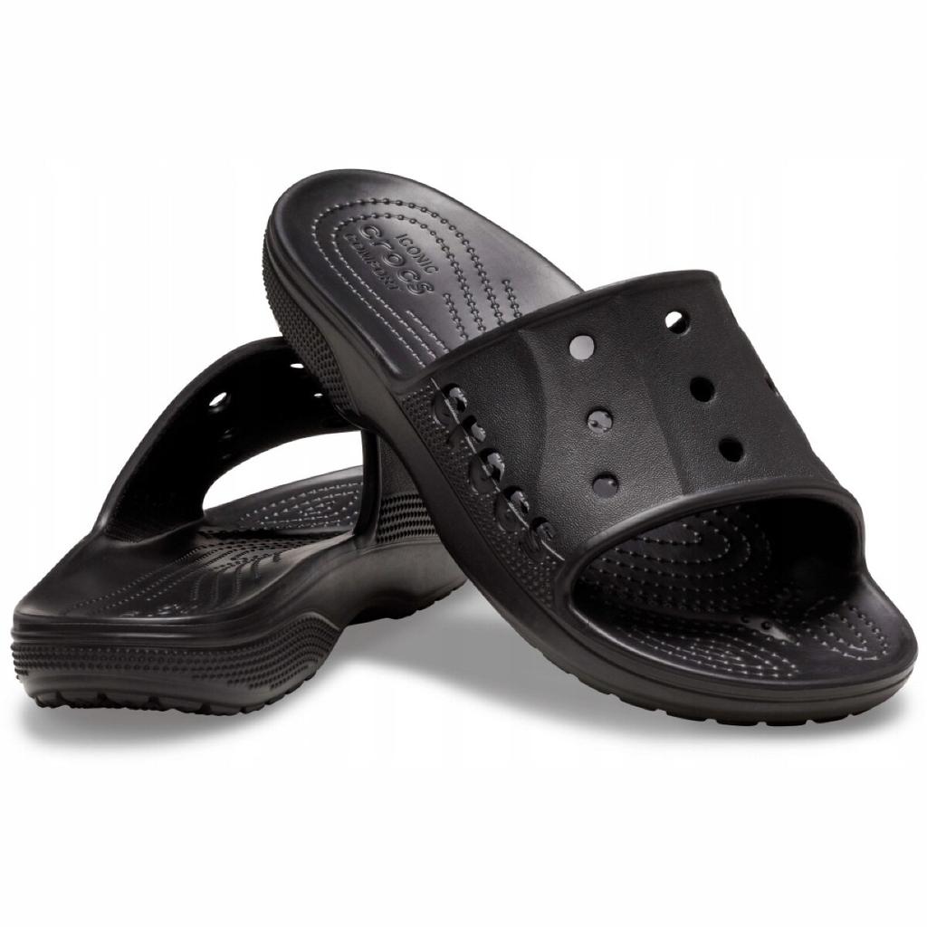 Women's Slides Crocs Baya II Slide, Thick Sole Anti-Slip, Outdoor Home, Black