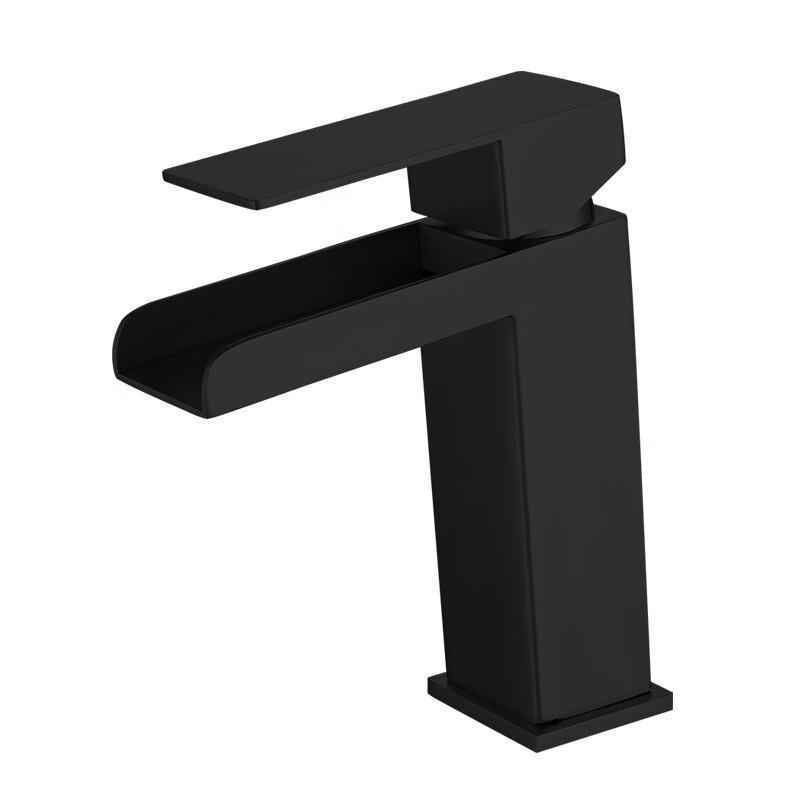 

TLXT Black Waterfall Stainless Steel Bathroom Faucet