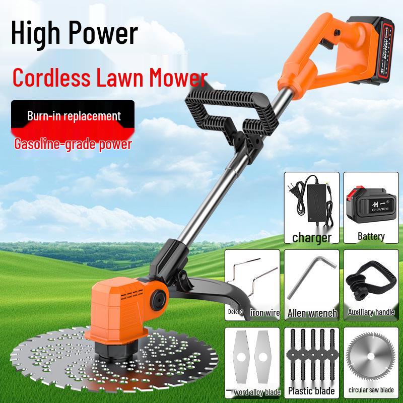 CHUANGYI Rechargeable Electric Lawn Mower & Garden Trimmer
