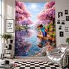 Wall Tapestryminecraft Art Hanging Cloth Decorative Background Cover for Room Decoration