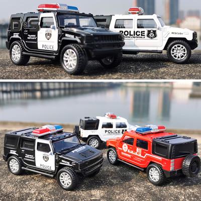 Play with You Police Car Vehicle Pull Back Truck Model Kids Toy Christmas Gift