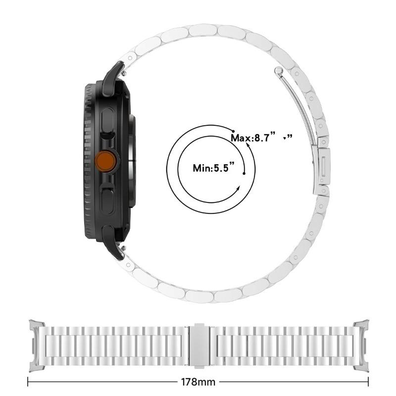Metallarmband für Samsung Galaxy 8 8 classic Edelstahlarmband Luxuriöses Business-Band für Samsung Galaxy ultra 2 Zubehör