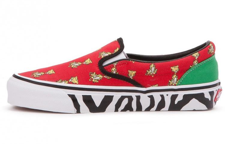 Vans X Aries Og Classic Slipon Red White VN0A32QNPV5 37