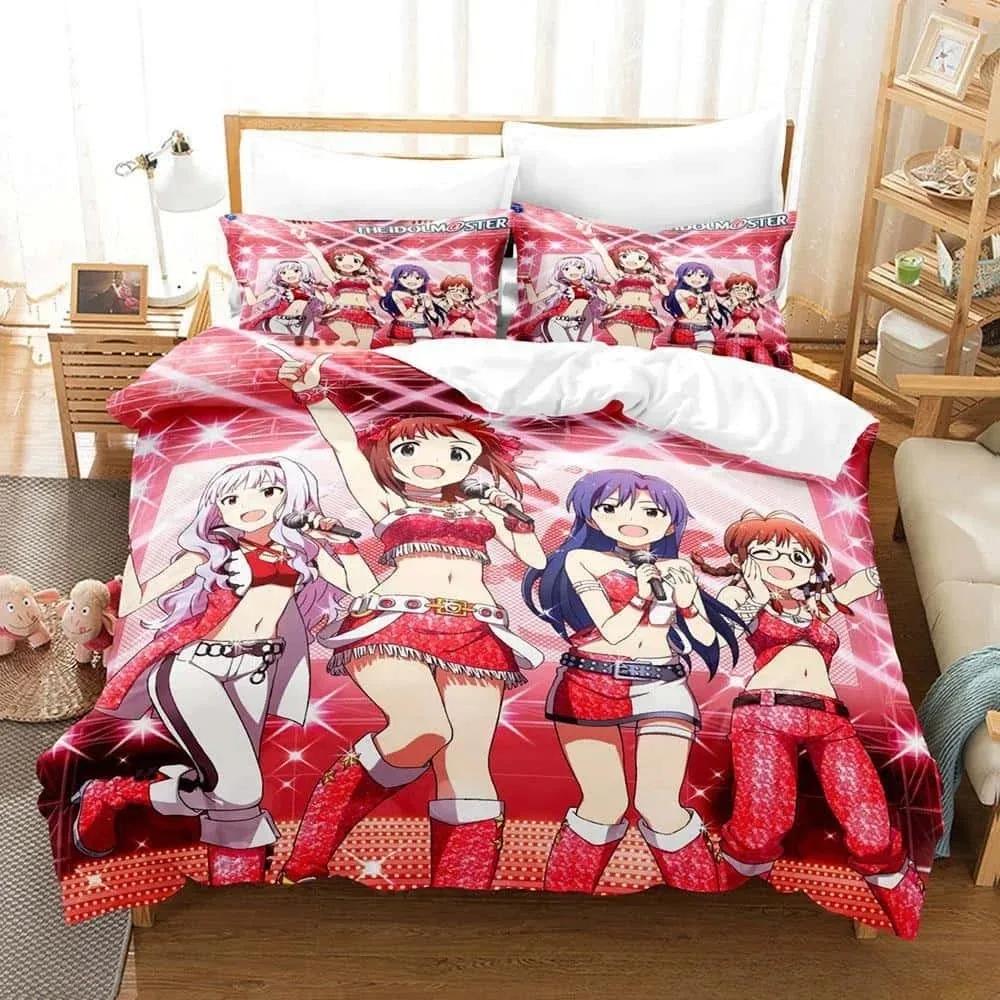 3D Anime THE IDOLM@STER Chieri Ogata Bedding Set Single Twin Full Queen King Size Bed Set Adult Kid Bedroom Duvet Cover Sets