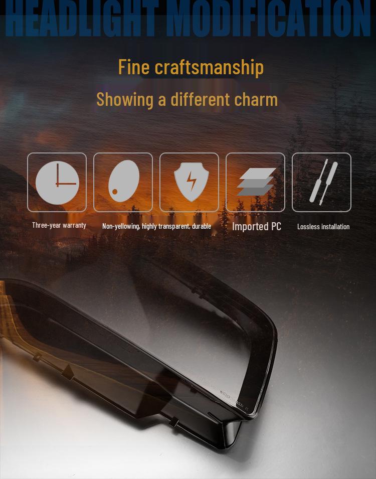 Headlight Lens Cover for 06-10 BMW X3 E83