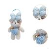 Bear Keychain Pendant Adults Animal Doll for Bags Graduation