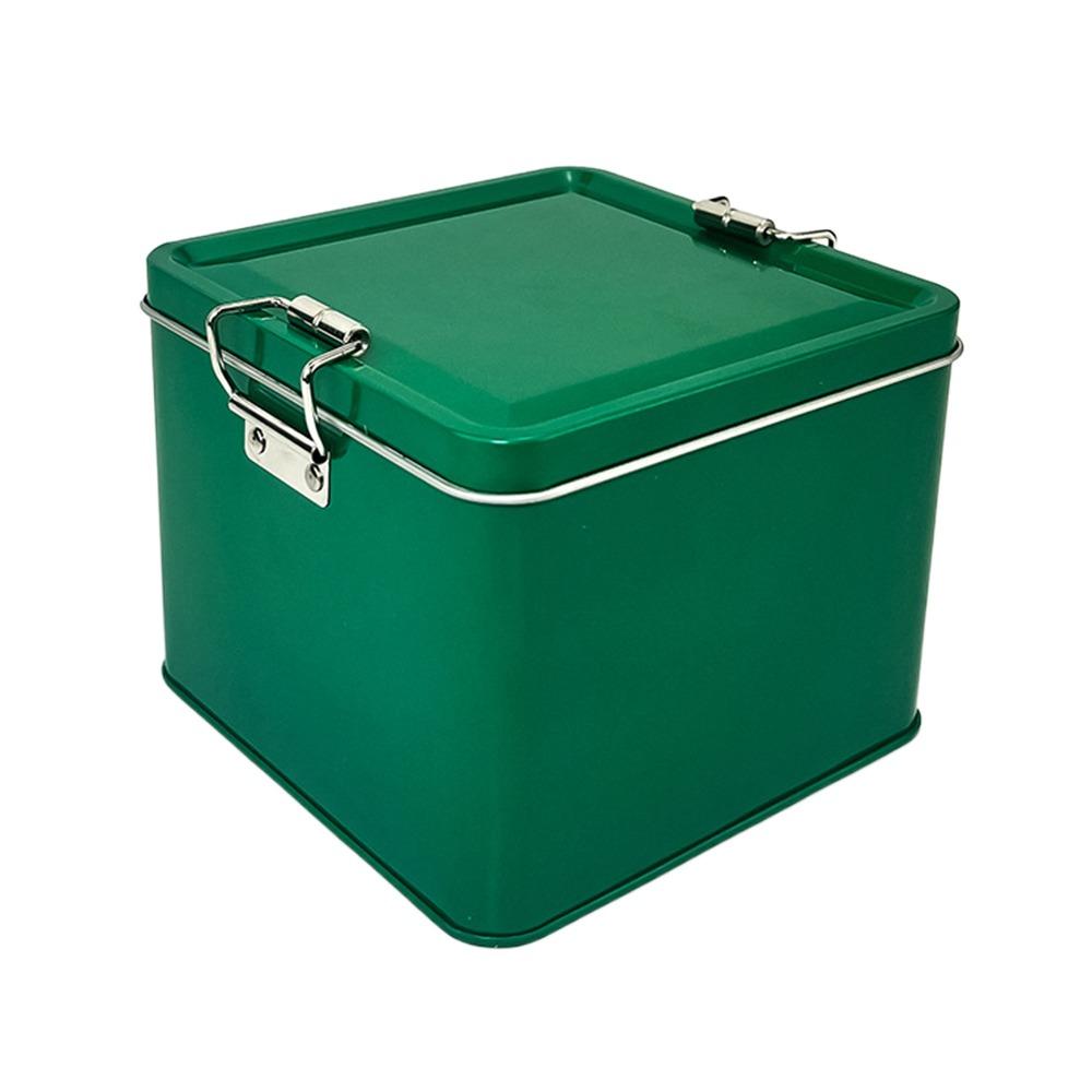 120*120*95mm Metall Aufbewahrungsbox Mehrfarbig Süßigkeitenbox Robuster Schnappverschluss Eisenbox Geldbehälter