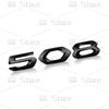 For z333 208 308 408 508 GT RCZ Emblem Chrome Metal 3D Car Sticker Rear Trunk Fender Side Decal Auto Accessories 333z