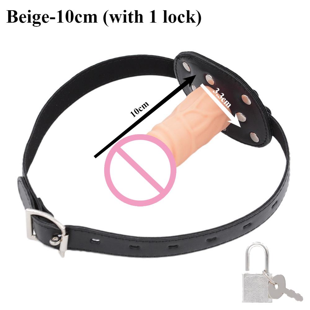 Bdsm Mouth Plug Dildo Gag Sex Toys Open Mouth BDSM Bondage Silicone Penis Adults Woman Couples SM Slaves Games Juguetes Sexuales