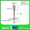 1Pcs M10 Vacuum Suction Cup Base Holder Vacuum Nozzle Rod  for Pneumatic Manipulator Mechanical Arm