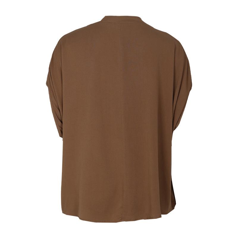 Летняя женская футболка с рукавами «летучая мышь» — фото 9