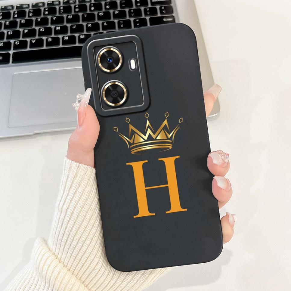 For Huawei Enjoy 60 6.75"Case New Letter Flower Luxury Crown Soft Silicon Cover For Huawei Enjoy 70z 70Z Bumper Phone Case Funda