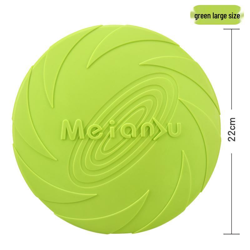 Meianju Dog Frisbee: Durable, Outdoor, Bite-Resistant Toy for Medium & Large Dogs