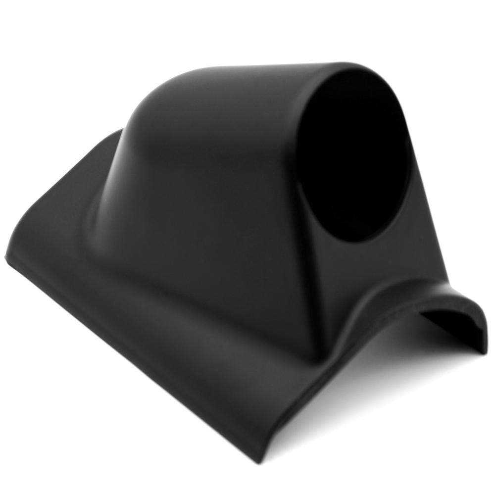 Dragon Gauge Black 2" 52mm Universal A-Pillar Single Hole Dash Gauge Meter Pod Mount Holder Left/Right Hand Drive