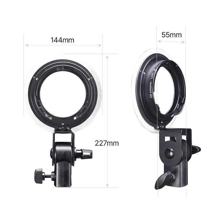 SMDV Filp SB-08 Softbox Bracket for Flip/Flip NEMO, Compatible with Flip G Series Adapters, Speed Ring SB08