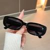 5 Pairs of Women's Fashionable Glasses - Black Multi Style Rectangular Frame Decorative Lenses