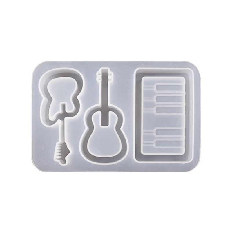 Instrument Note Quicksand Silicone Mold Resin Shaker Mold DIY Pendant Keychain Jewelry Making Tools DIY Craft Supplies