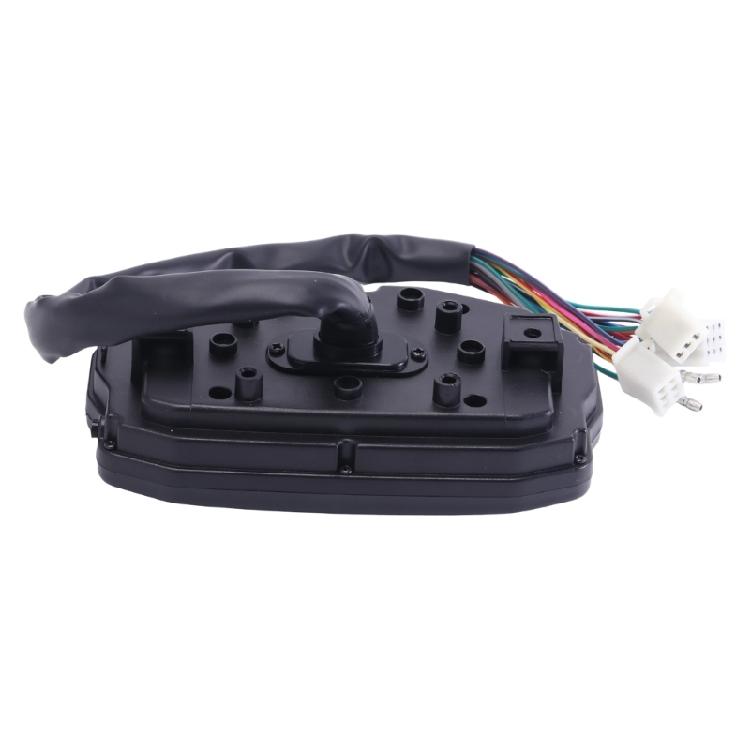 Motorcycle Instrument Display for 12 V Electrical Systems, Featuring LED Backlighting and Included Harness and Sensor for Dashboard Replacement Work