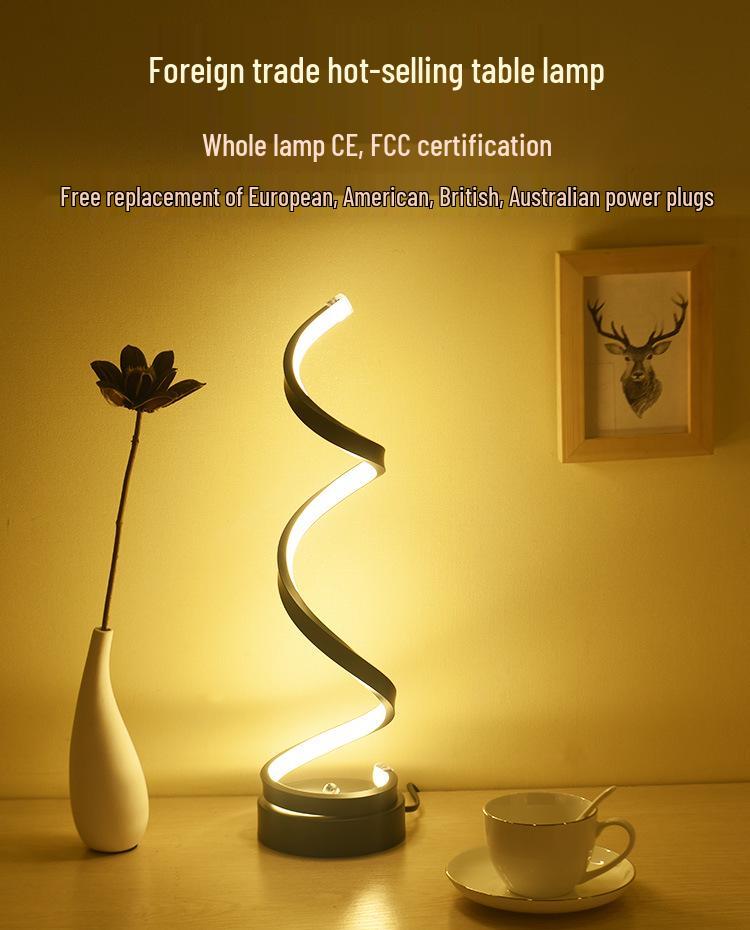 Modern Minimalist Artistic Table Lamp for Bedroom or Desk