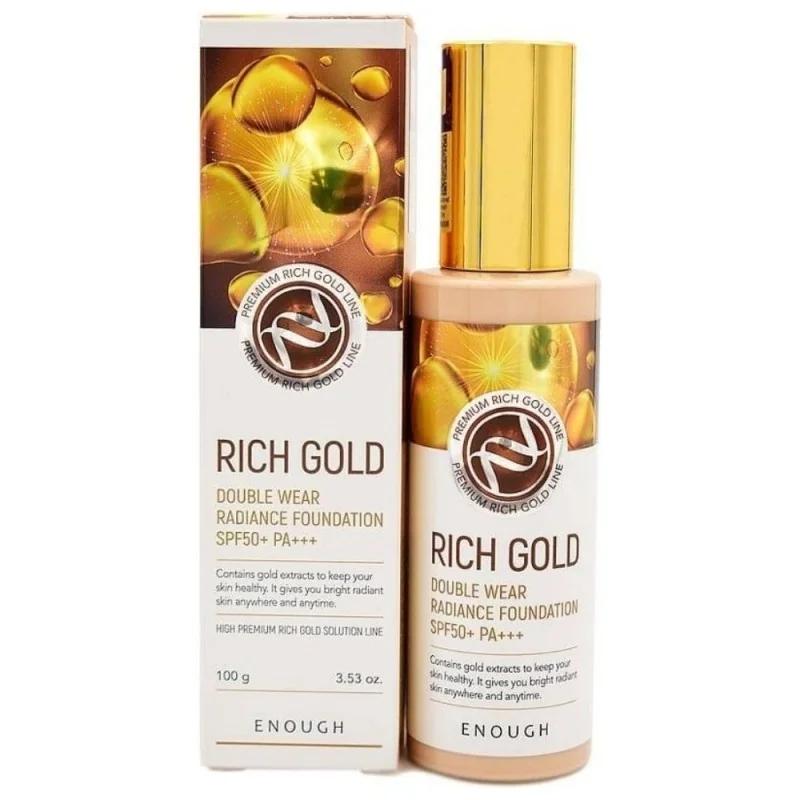 Enough Podkład Rich Gold Double Wear Spf50+ Odcień 23 - 100 G