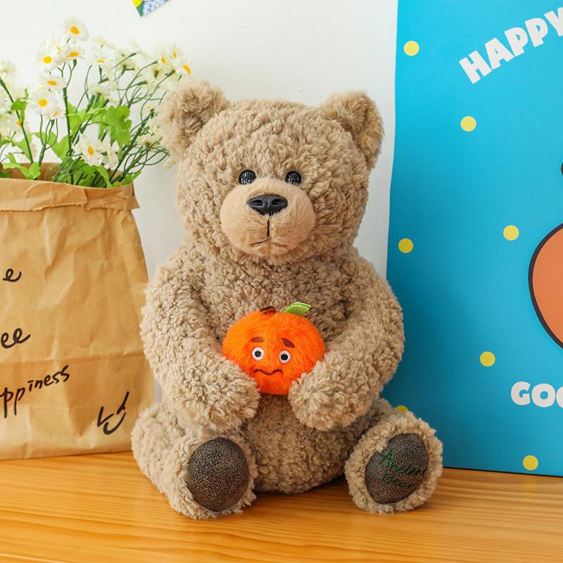 Bear Teddy Cute Doll Stuffed Teddy With Pp Cotton Material Kids Doll Companion