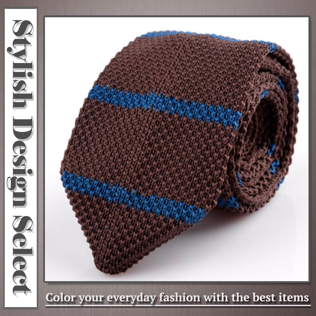 [One Limitation] Knit Tie, Business Casual, Simple, Suit, Commuting, School, Men's & Women's NK042(A13)