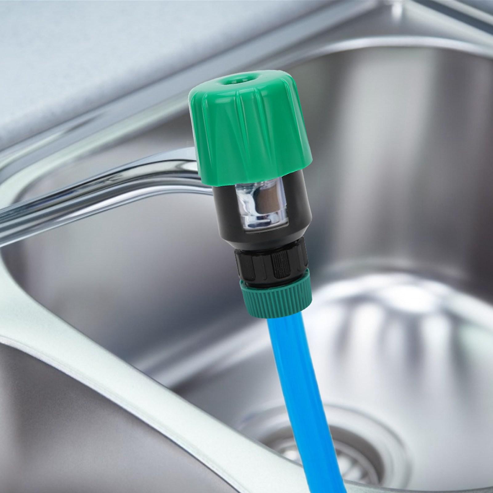 

Universal Tap Garden Hose Pipe Connector Kitchen Faucet Adapter Watering Irrigation Tool зелёный