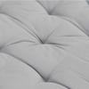 VidaXL Pallet Floor Cushion Cotton 120x40x7 Cm Grey