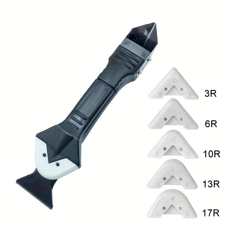 

Набор инструментов 7-в-1 из силикона для зачистки и герметизации - Финишер для затирки, Сглаживатель швов и Набор для кухни, ванной комнаты, гостиной чёрный