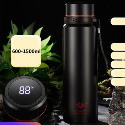 420-1500ml Große Kapazität Vakuum LED Smart Temperatur Digitalanzeige Thermosflasche Thermoskanne für Tee Wasserflasche Kalt/Warm halten