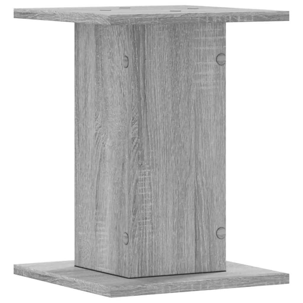 Speaker Stands 2 Pcs Grey Sonoma 30x30x40 Cm Particleboard