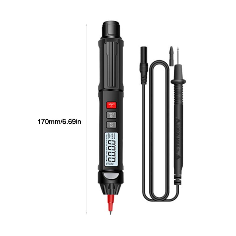 Voltage Testers Non-Contact Electrical Tester Phase Sequence Meter Electric Compact Pen with NCV LED Flashlight