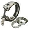 Morsetto di scarico a banda V 2 pollici 2,5 pollici 3 pollici 3,5 pollici 4 pollici 51 mm 63 mm 76 mm Flangia di scarico morsetto vband morsetto a banda V Morsetto per silenziatore a banda V