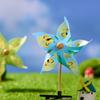 Elegant Blue DIY Windmill Hair Clip Easy Assembly Hair Accessory Hairpin for Daily Wear and Festival Parties