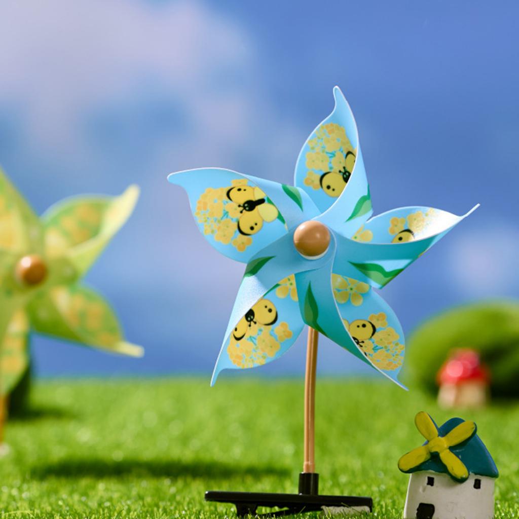 Elegant Blue DIY Windmill Hair Clip Easy Assembly Hair Accessory Hairpin for Daily Wear and Festival Parties