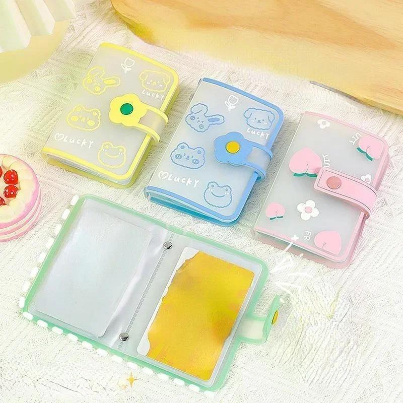 20 Pockets 3 Inch New Card Note Collection Photo Album Album PVC Photocard Holder Women ID Credit Card Binder Travel Accessories
