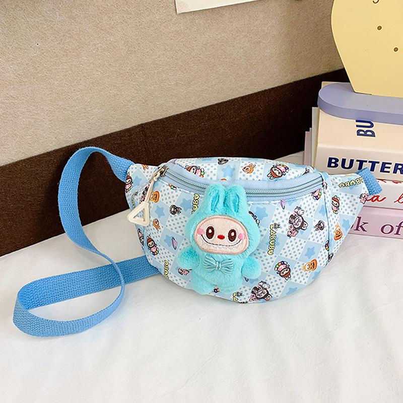 Kawaii Crossbody Bag Kids Chest Bag Cartoon Cute Backpack Casual Outdoor Travel Wallet Waist Bag Gift
