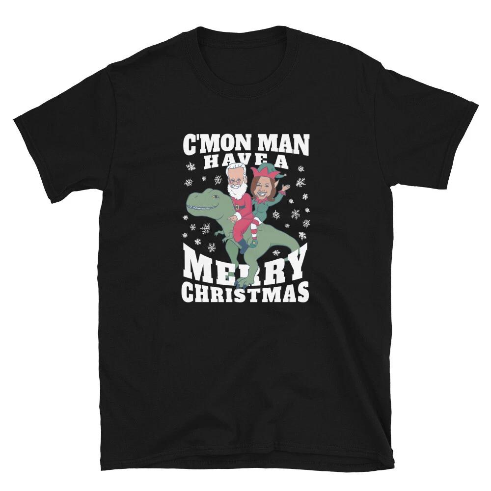 Joe Biden & Kamala Funny Christmas T-Shirt 3XL