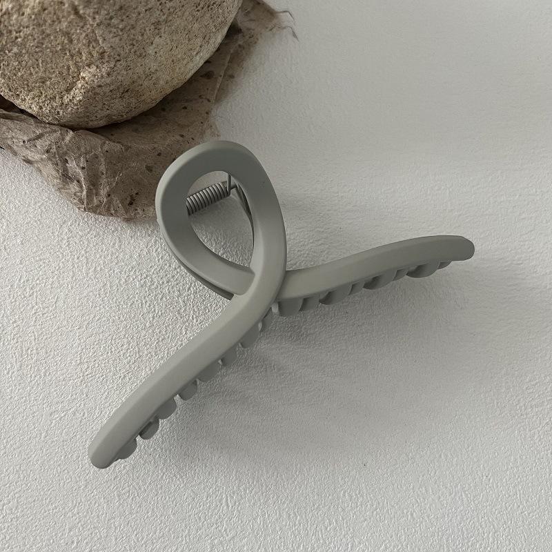 Large 13cm Frosted Versatile Hair Claw Clip - Simple, Practical Shark Clip Accessory