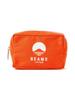 Beams Japan Wallet/Pouch, Evergreen Works Custom Logo Pouch, Medium, Orange, Free Size